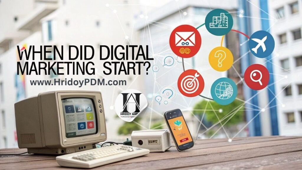 When Did Digital Marketing Start - HridoyPDM