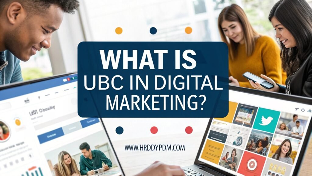 what is ubc in digital marketing - HridoyPDM